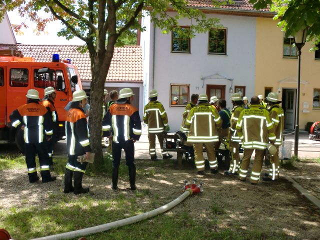 15.06.2012 Kellerbrand Allershausen Am Anger