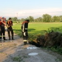 21.07.2016 Baum beschädigt Straße und Brücke